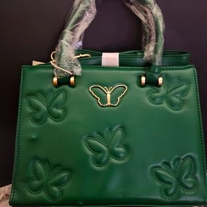 Medium size butterfly bag with strap